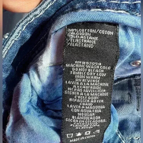 Dryad Women's 27x33 Skinny Boot Cut Rhinestone Western Rodeo Denim Jeans - Picture 6 of 9